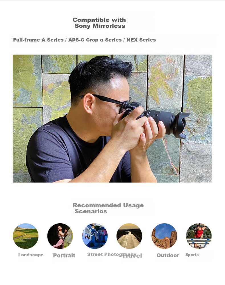 Tamron 70-300mm F/4.5-6.3 Di III RXD Telephoto Zoom Lens for Sony E-mount Full-frame Mirrorless Camera (Youth Edition Kit) 3