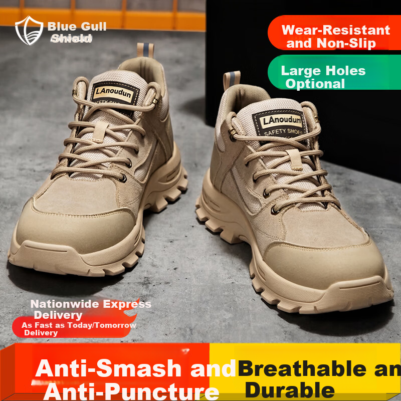 BlueOwl Shield Men's Insulated 10KV Electrician Fiberglass Anti-Smash Toe Anti-Puncture Safety Work Shoes DL1122KB Size 42