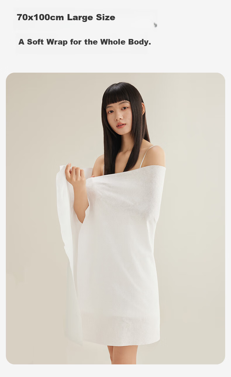 Sanli 7A Antibacterial Disposable Bath Towels Travel Thickened Large Size Hotel Portable Supplies 3 Pieces 13