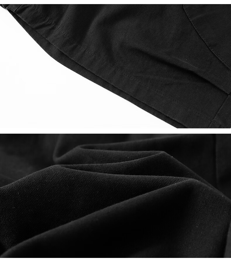 Charles Peach Heart Trendy Workwear Five-Point Shorts Summer Loose Straight Casual Slim Black M 24