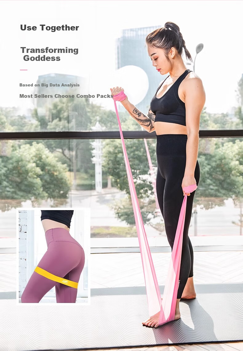 JOINFIT Elastic Resistance Band Fitness Yoga Strength Training Pull Rope Taro Purple 15lbs J.R.006DC-J 7