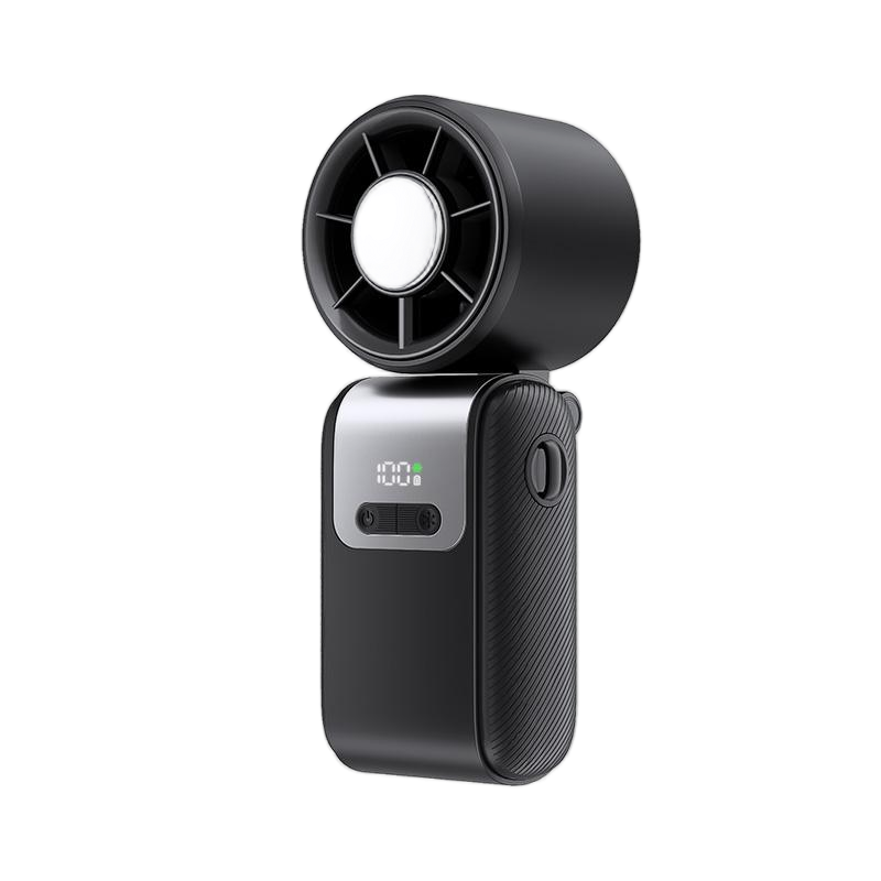 AUX Portable Mini Folding Air Conditioner Handheld Small Fan USB Rechargeable Silent Office Cooling Device
