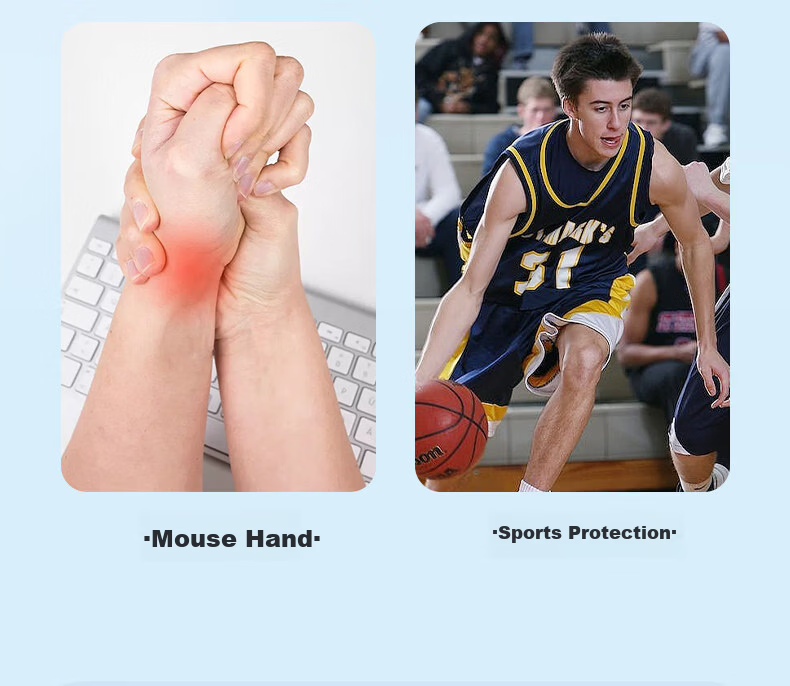 Anta Wrist Support Men Fitness Sports Sprain Tendon Wrist Sleeve Women Badminton Sweat Absorption White One Size 4