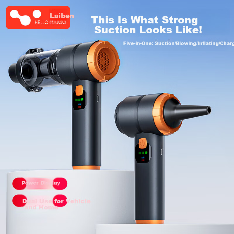 HELLOLEIBOO Wireless Handheld Car Vacuum Cleaner High Power Portable Car and Home Vacuum Cleaner
