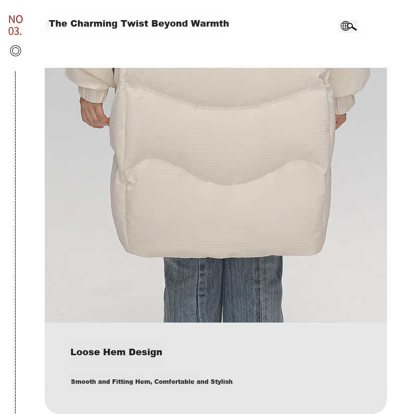 Yalu Women's Mid-Length Down Jacket 2025 Winter Thickened Cold-Resistant Warm Fashion Couple Hooded Coat Female 16