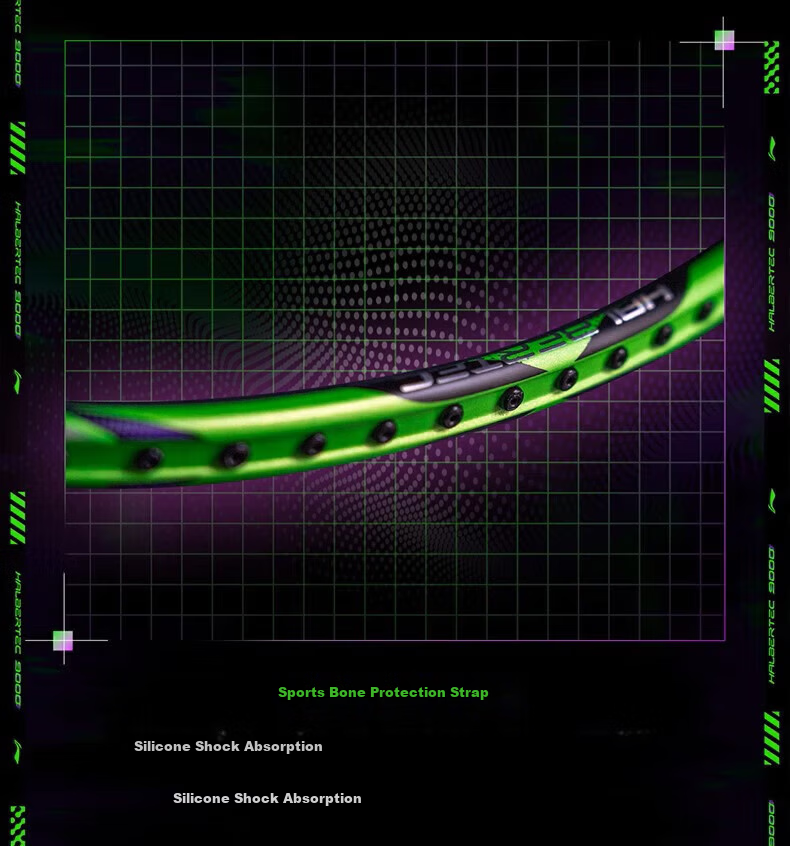 LI-NING Badminton Racket Zhanji 9000 Full Carbon High-End Professional Speed Attack Single Racket 2