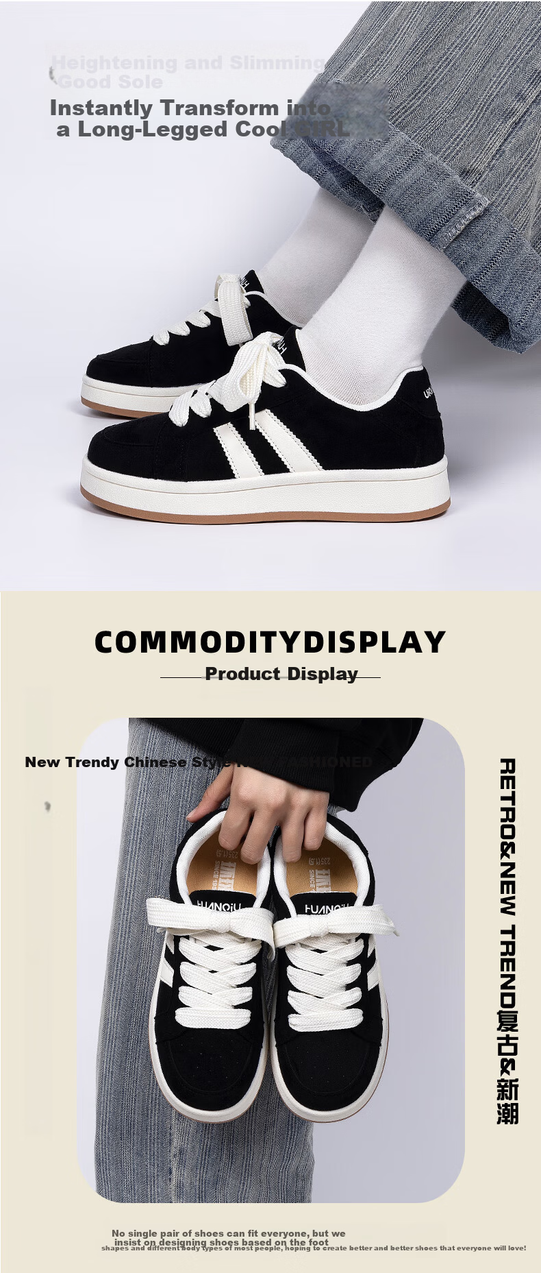 Global Classic Versatile Thick-Soled Men's Sneakers 2026 New Style All Black Men's Size 40 (250mm) 5
