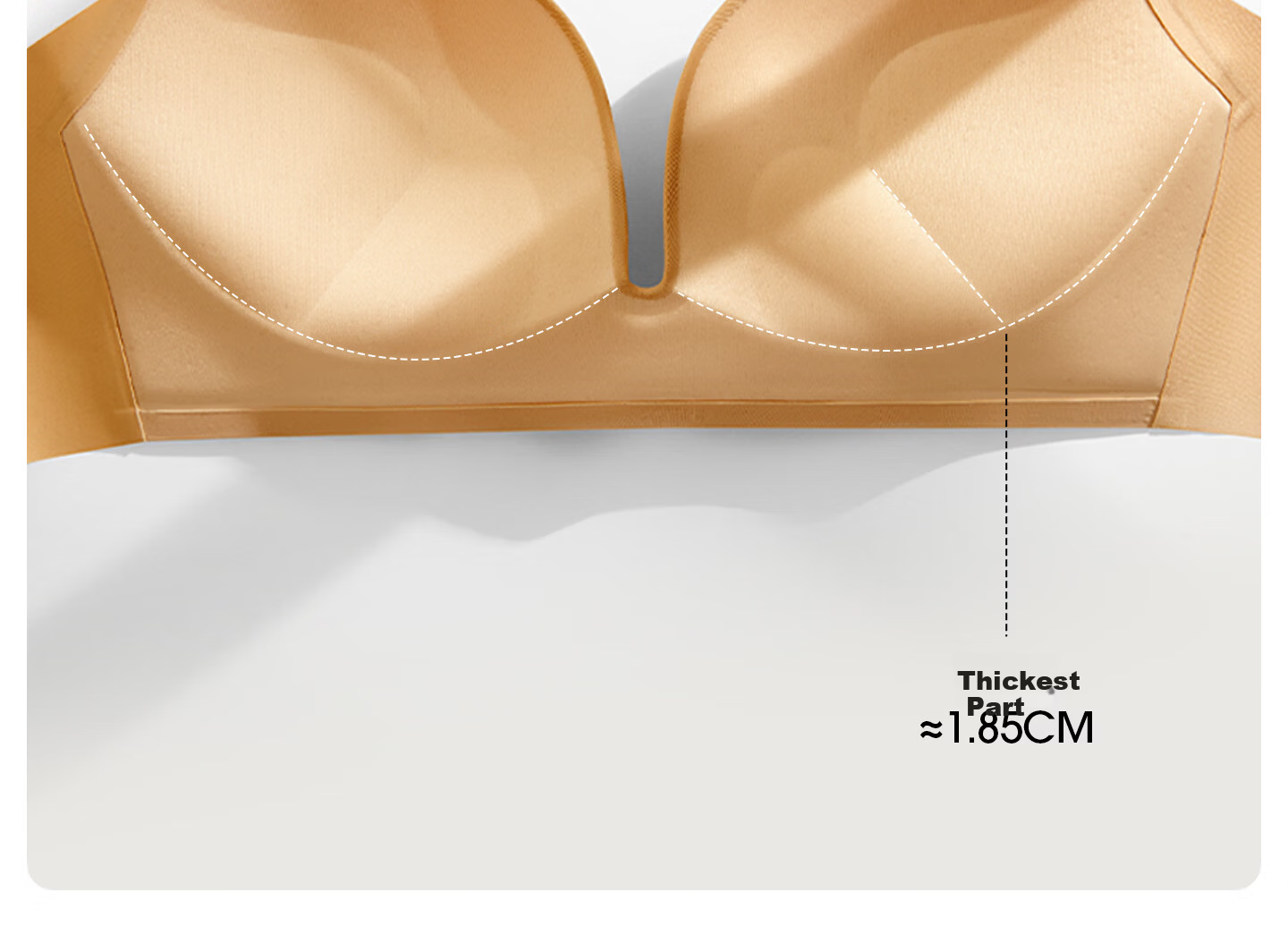 YOUKESHU Small Bust Push-Up Bra for Women Invisible Seamless Soft Support Wireless Side Breast Gathering New Style 7