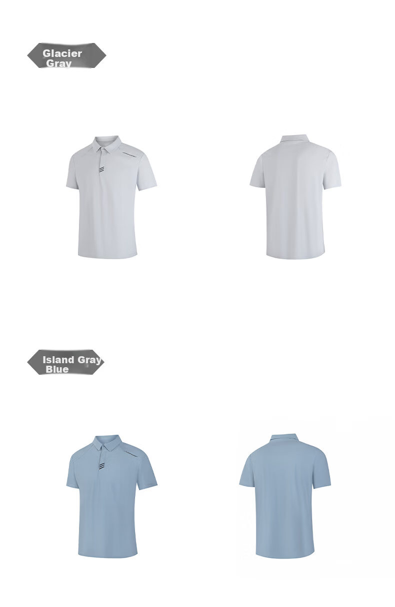 361° Men's Short Sleeve Polo Shirt Spring Summer Sports Casual Sun Protection Cooling Top 652624104-5 40