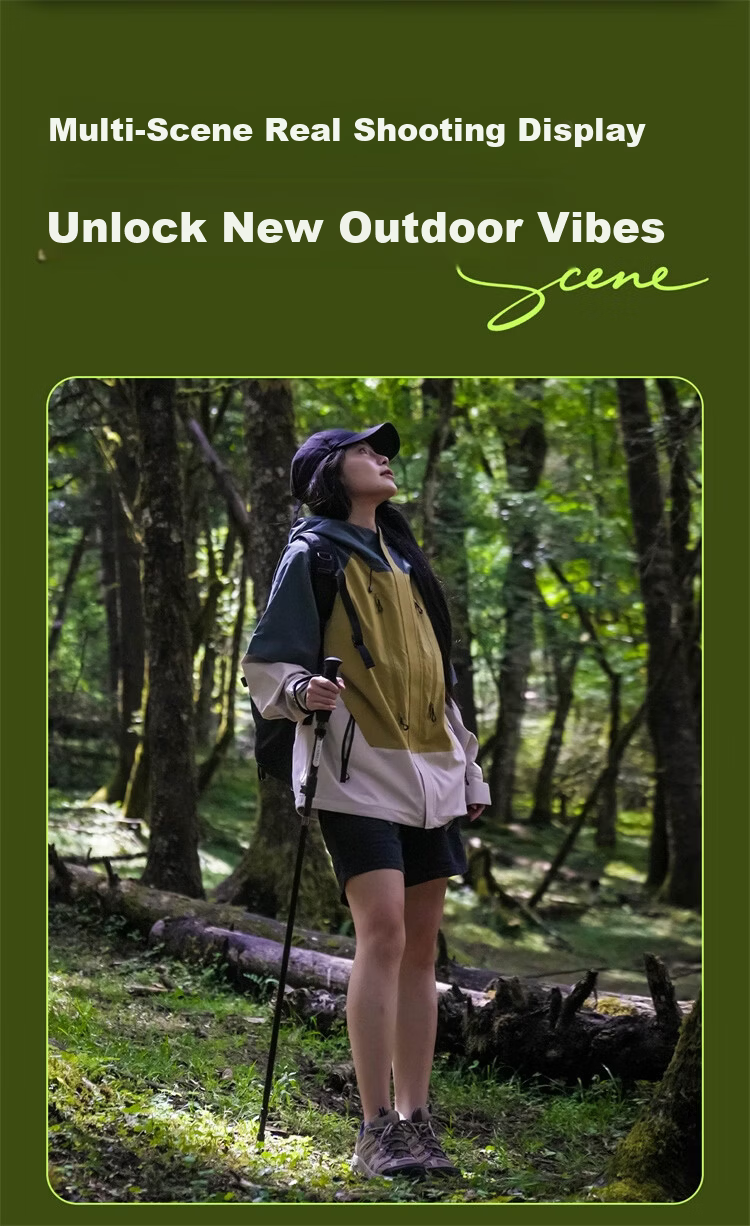 CAMEL Outdoor Hiking Pole Lightweight Foldable Aluminum Alloy Walking Stick Trekking Equipment Elderly Anti-Slip Cane P672 6