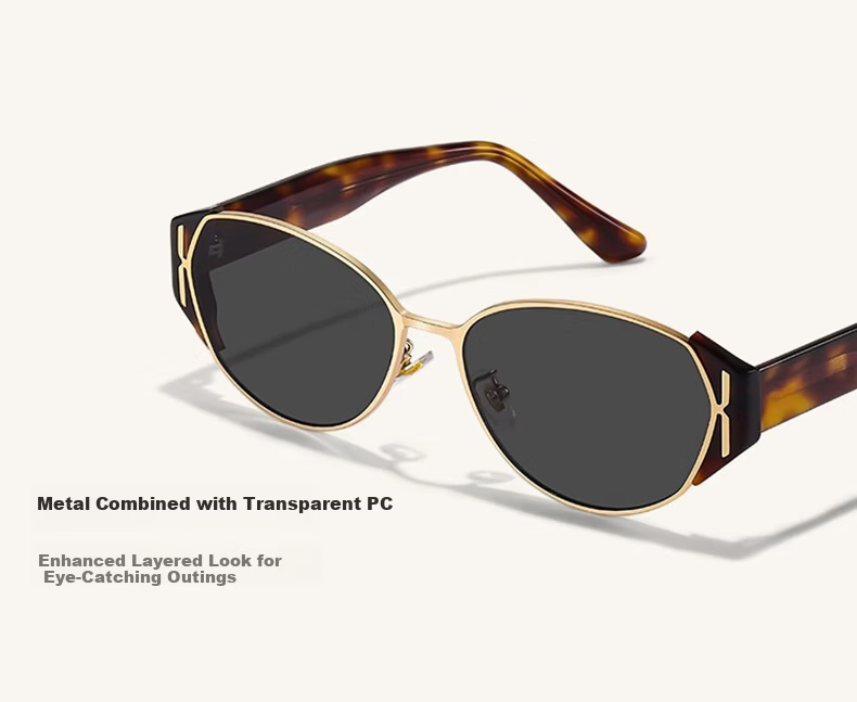 Mumujian Shushu Cat Eye Sunglasses for Women 2026 New High-End UV Protection Myopia Face-Slimming Sun Shades 8