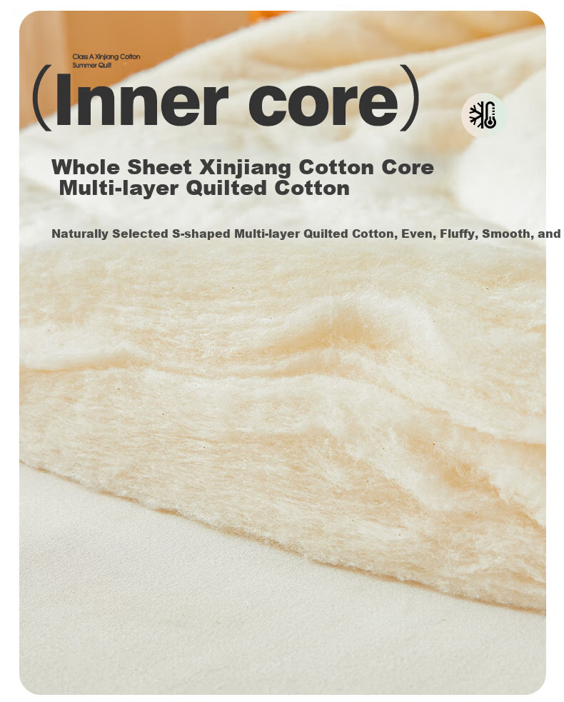 Aiwei Summer Cooling Quilt A-Class Xinjiang Cotton Air Conditioning Quilt Washable Thin Quilt 1.5 Jin 150*200cm White Blue 7