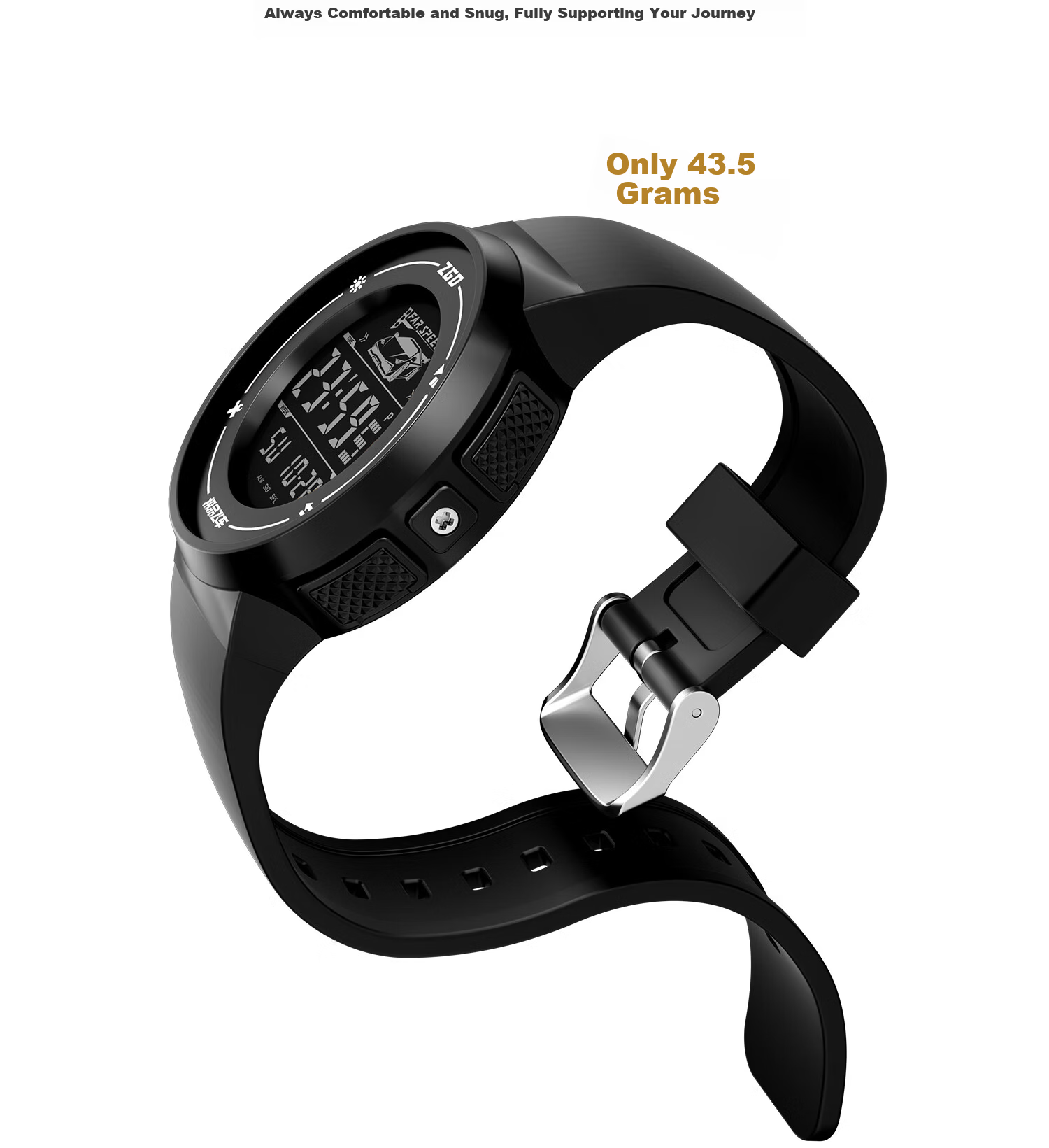 ZGO Sports Outdoor Multifunctional Electronic Watch Military Enlistment Tactical Student Watch for Middle and High School Students 855 6