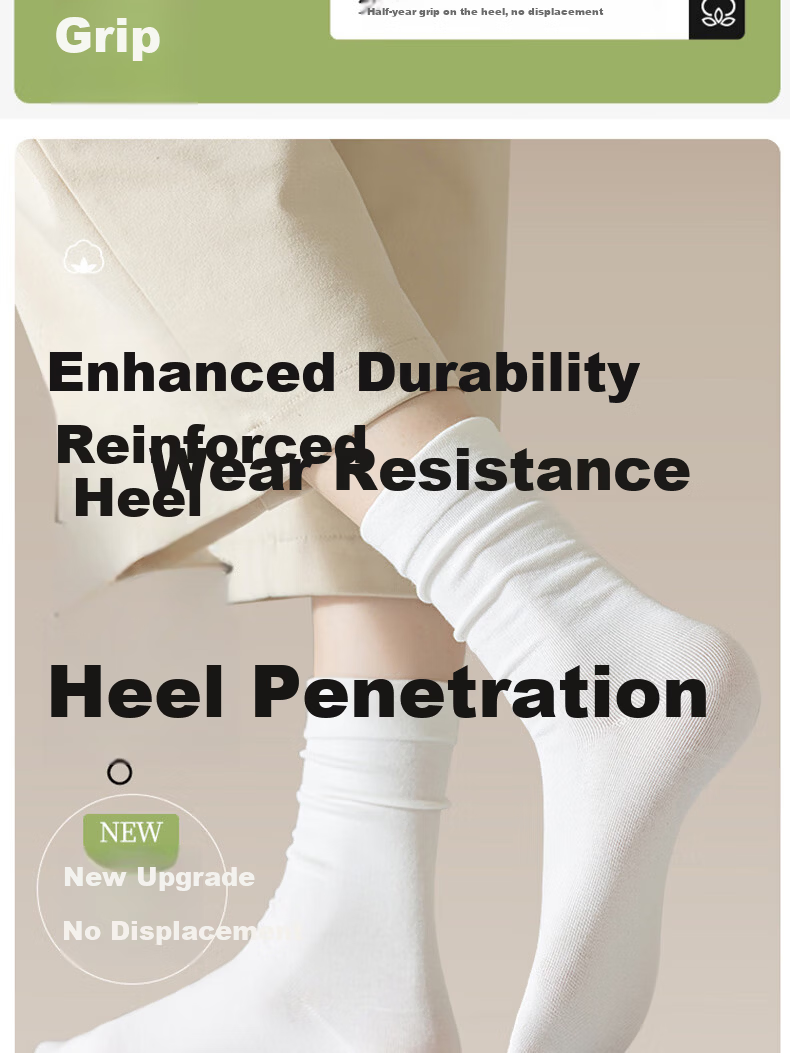Cotton Full Women's Socks 100% Pure Cotton Antibacterial Deodorant Crew Socks Mid-Calf Spring Autumn Black White Long Tube Socks 5 Pairs 6