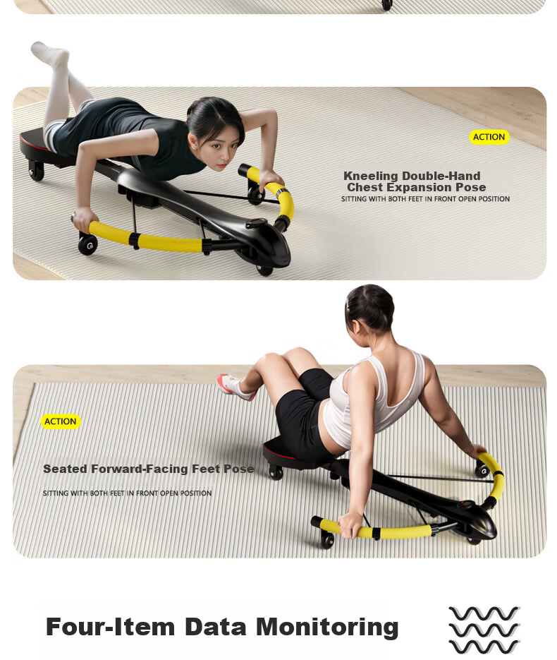 SMART VK Ab Wheel Dragonfly Automatic Rebound Abdominal Roller Lazy Weight Loss Waist Slimming Home Fitness Equipment 7