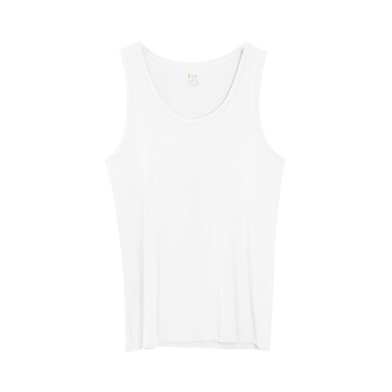 Hongdou Men's 7A Antibacterial Modal Silky Breathable Crew Neck Base Layer Sports Vest [2025 Spring/Summer New]