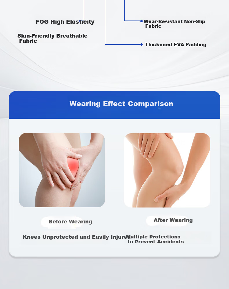 FYOUGA Women's Dance Knee Pads Black M Anti-Fall Protective Knee Sleeves for Dancing and Sports 13
