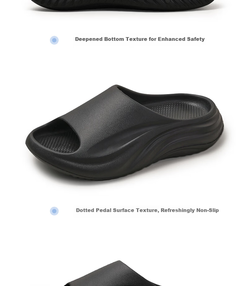 Mercury Home Textiles Men's Sports Slippers New Summer Beach Thick Sole Non-Slip Soft Indoor Shower Sandals 16