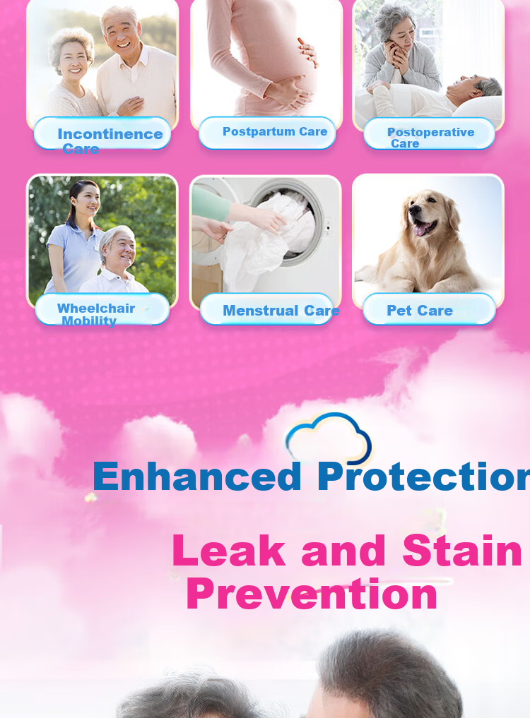 Dr.P Value Care Pads 10pcs (Size: 80*90cm) Baby Maternity Bed Pads Elderly Incontinence Pads 3