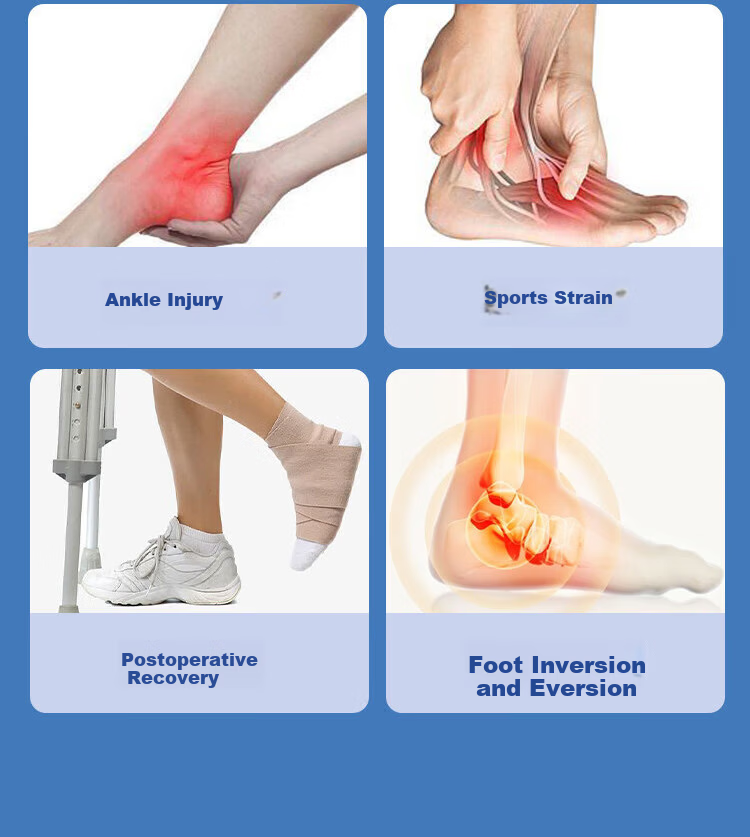 Tuobuzhe Ankle Brace Ligament Injury Support Anti-Sprain Ankle Stabilizer Fracture Recovery Splint Achilles Tendonitis Protector 4