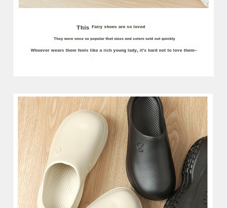 FOOTOPPO Height-Increasing Open-Toe Nurse Shoes Women's Medical Slip-On Non-Slip Surgical Clogs 5