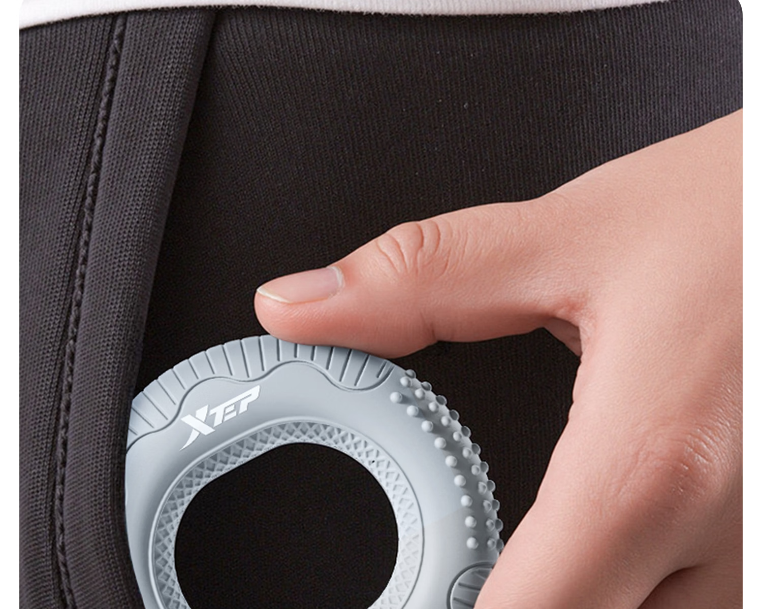XTEP Silicone Grip Strengthener Finger Rehabilitation Training Hand Strength Dual Resistance Arm Wrist Muscle Exercise Stress Relief *2 Pieces 18