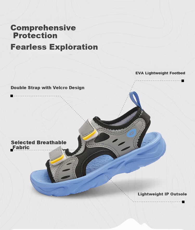 Balabala [balaOne] Kids Sandals Boys Sports Shoes 2026 Summer Casual Commuter 3