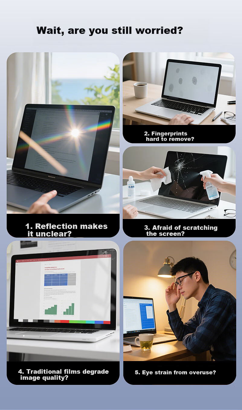 Llano AR Anti-Reflective Screen Protector for MacBook Air M5/M4 13.6-inch 2026/25 Laptop 1