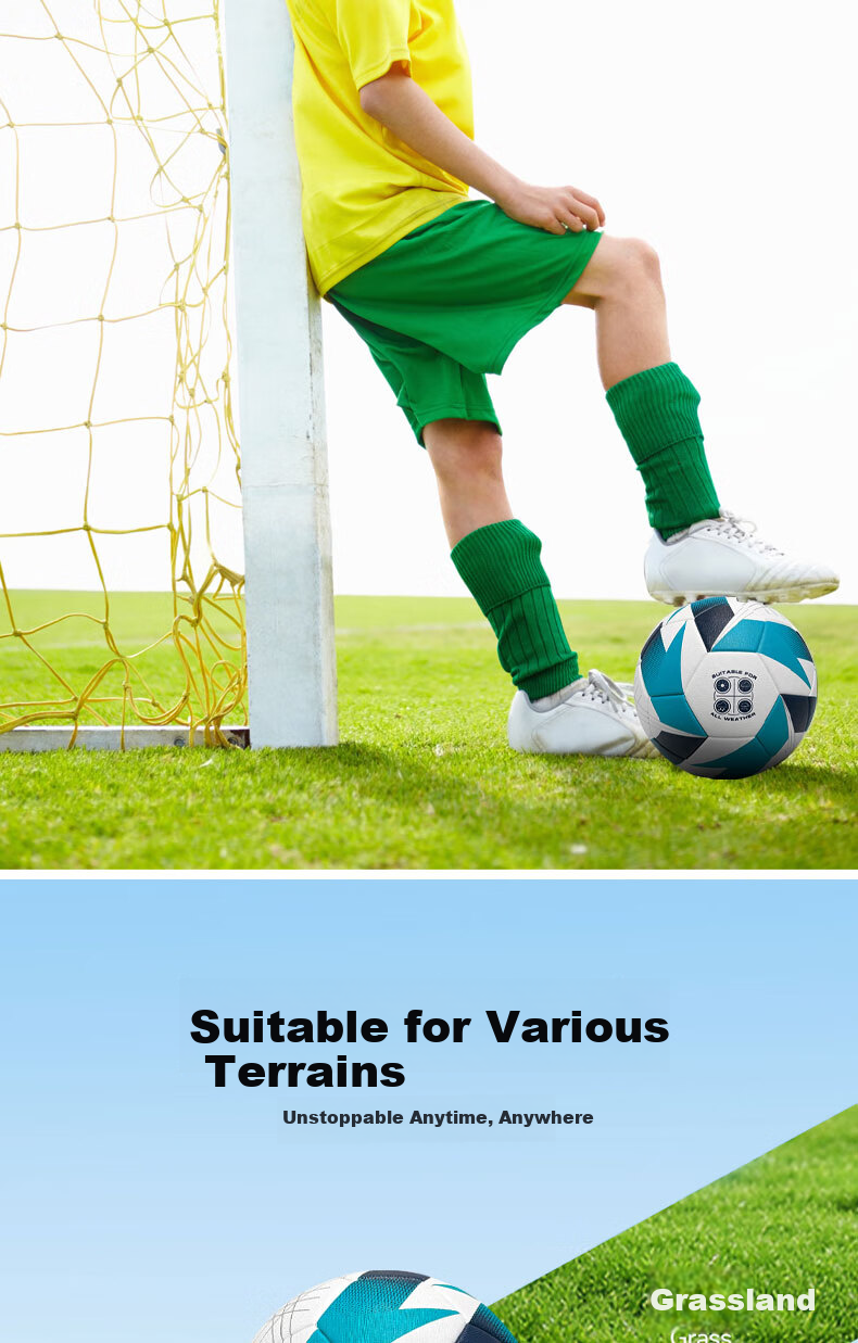 Maidemu Size 5 Football Adult Match Training Standard Youth Size 5 Football Durable Machine Sewn Ball for Physical and Middle School Exams 5