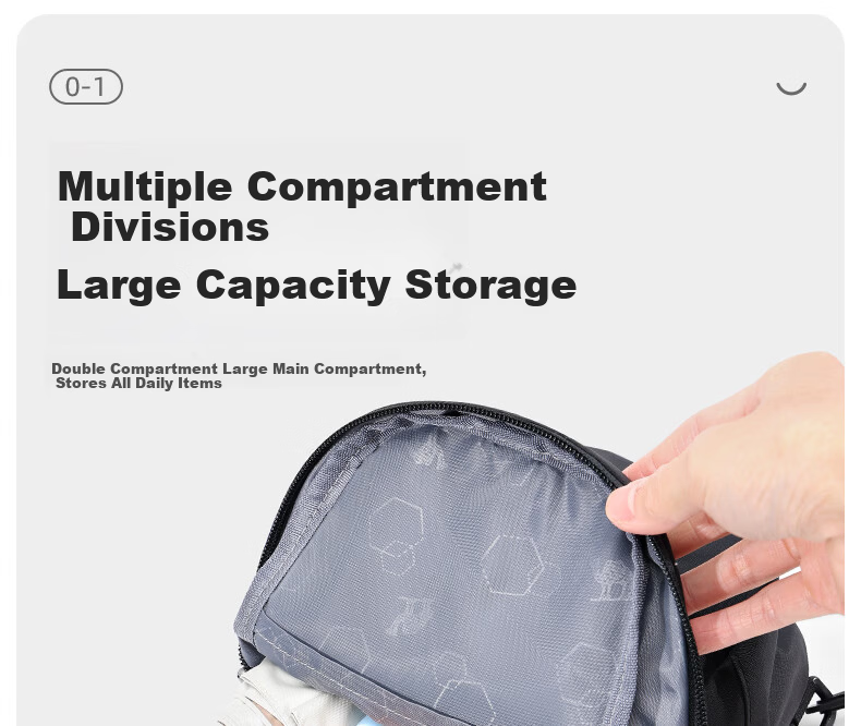 CAMEL Casual Chest Bag Portable Single Shoulder Crossbody Gym Small Cycling Backpack 575B635016 3