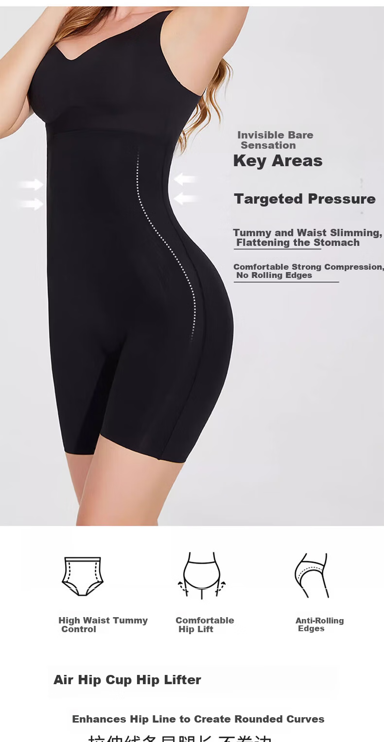 GRACEWELL 5D Shaping Floating Pants Hip Lifting Waist Slimming Seamless High Waist Slimming Body Shaping Base Underwear Nude L 6