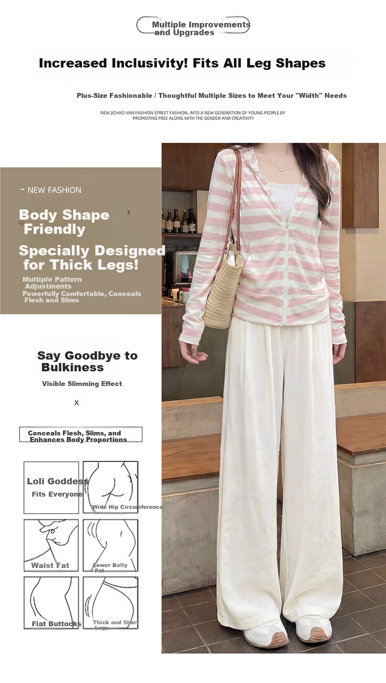 Langsha Naifu Women's Summer 2026 New High-Waist Draped Loose Thin Casual Wide-Leg Yamamoto Pants 8