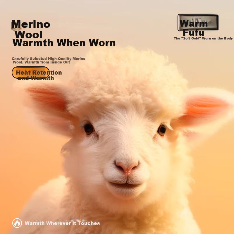 MiiOW Seamless Thermal Wool Waist Support Innerwear Fleece-Lined Thickened Vest Sleeveless Jacket Autumn Winter