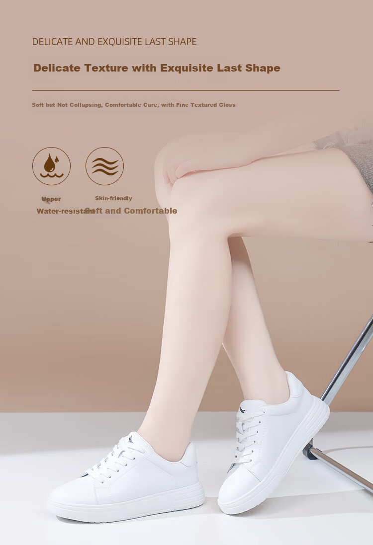 Red Dragonfly Women's White Sneakers Low-top Casual Shoes Soft Sole EXB350701 White Size 38 3