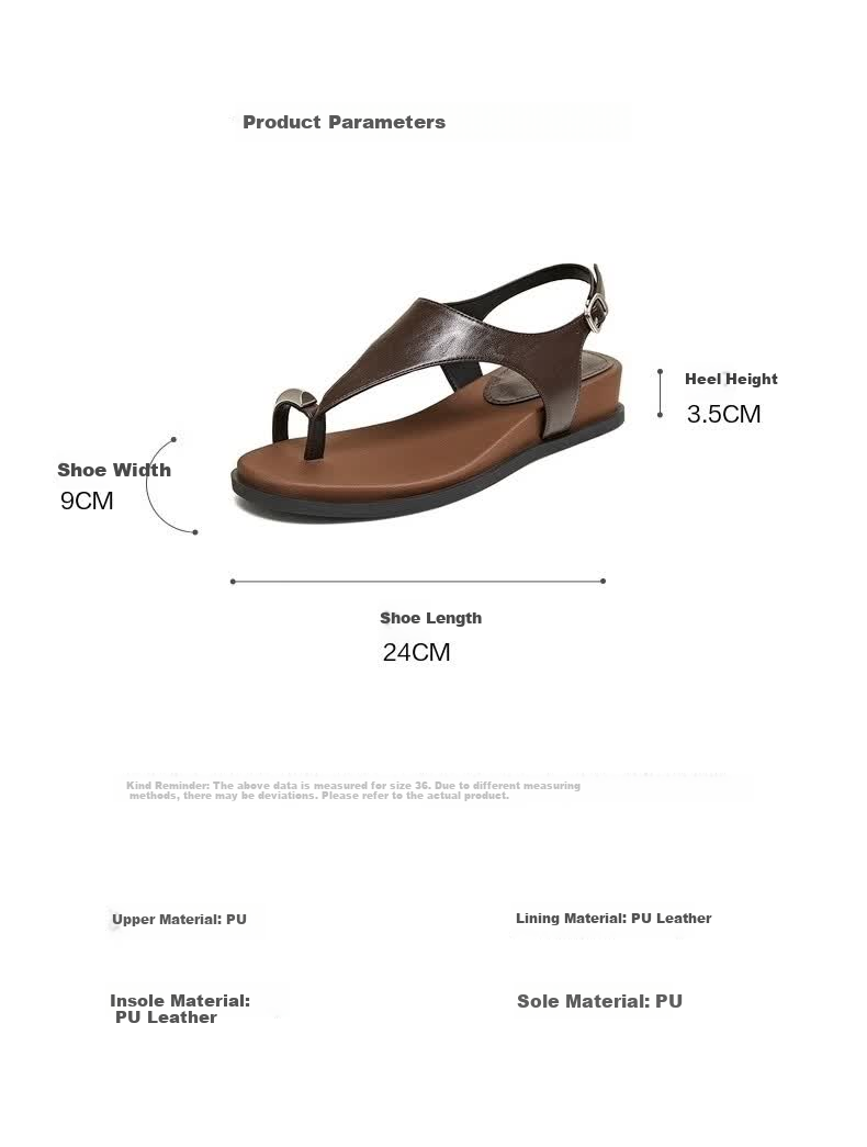 Basto 26 Summer One-Strap Sandals Fashion Simple Outdoor Casual Women's Shoes F2520BL6 Beige 38 4