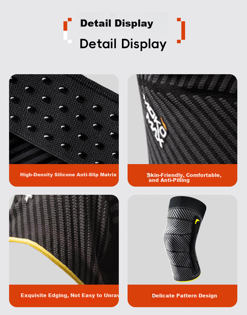 MOKO MAX Knee Brace Sports Basketball Running Hiking Badminton Meniscus Injury Spring Support Shock Absorption Protector 11