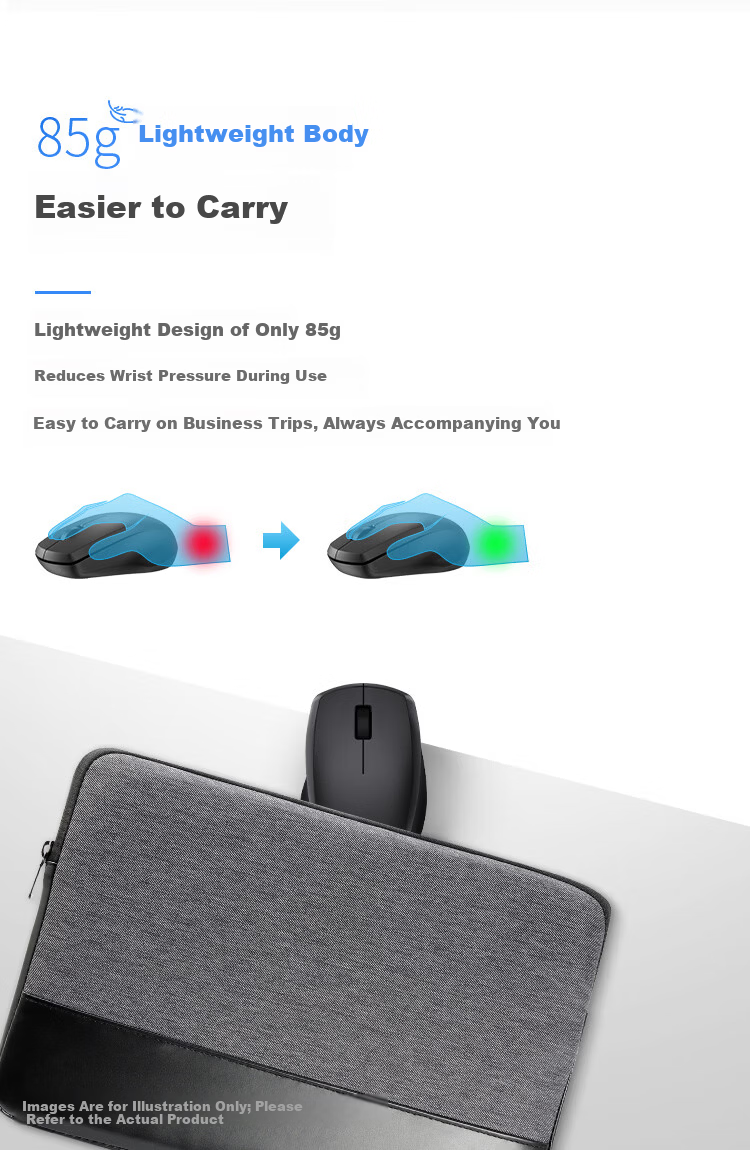 HP Wireless Bluetooth Dual-Mode Mouse 2.4G Ergonomic Business Portable Office Compact Symmetrical Silent Click Suitable for Desktop All-in-One Laptop 6
