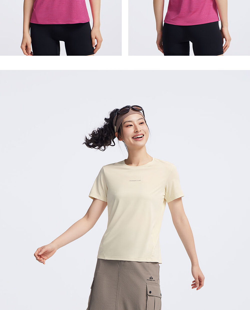 Toread Women's Lightweight Breathable Quick-Dry Stretch Loose Fit Short Sleeve Sports T-Shirt for Hiking Trail Running Summer 15