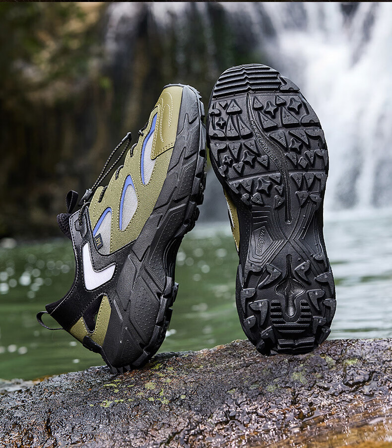 361° Men's Summer Sports Sandals Outdoor Beach Casual Soft Sole Water Hiking Shoes 672626766-3 38