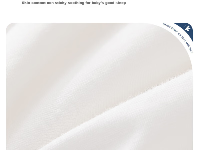 MERCURY Kids Shuixing Jiafang A+ Low-Allergy Pure Cotton Antibacterial Silk Two-In Quilt 120cm×150cm Infant Class A 20