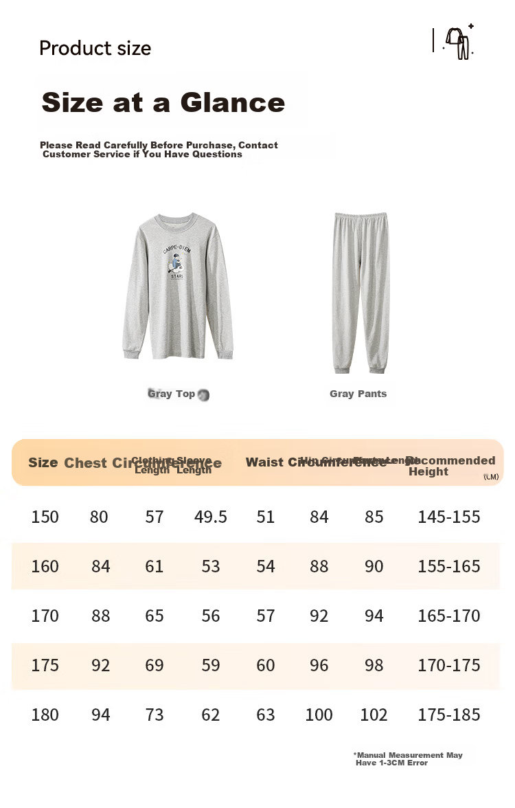 MiiOW Children's Thermal Underwear for Boys [100% Cotton + Teenagers], Autumn Undershirt And Pants, Big Kids' Base Layer Cotton Pajamas 6