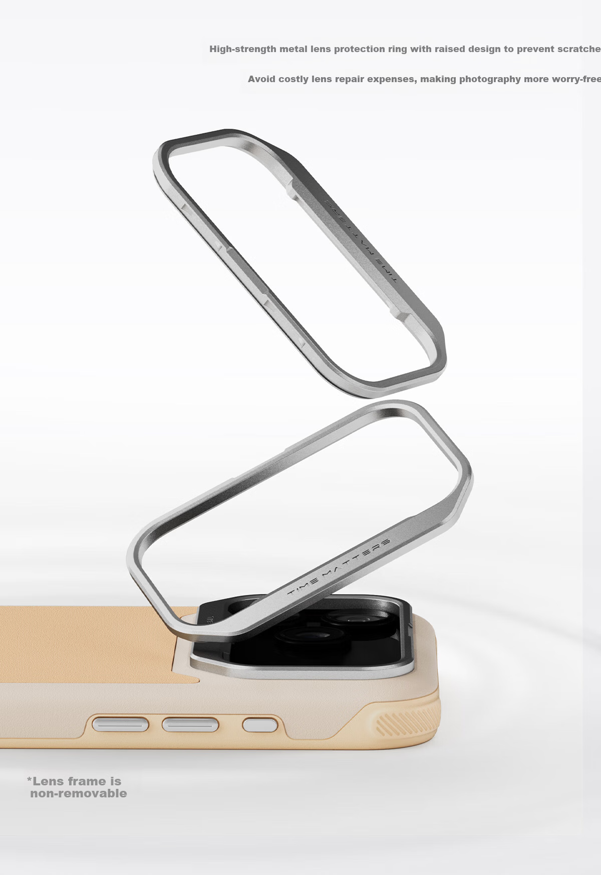 TILTA Iron Head Mobile Phone Cage Compatible with Apple iPhone Air Case New Simple Solid Color Shockproof Camera Button Full Coverage Silicone Protective Case - Black 8