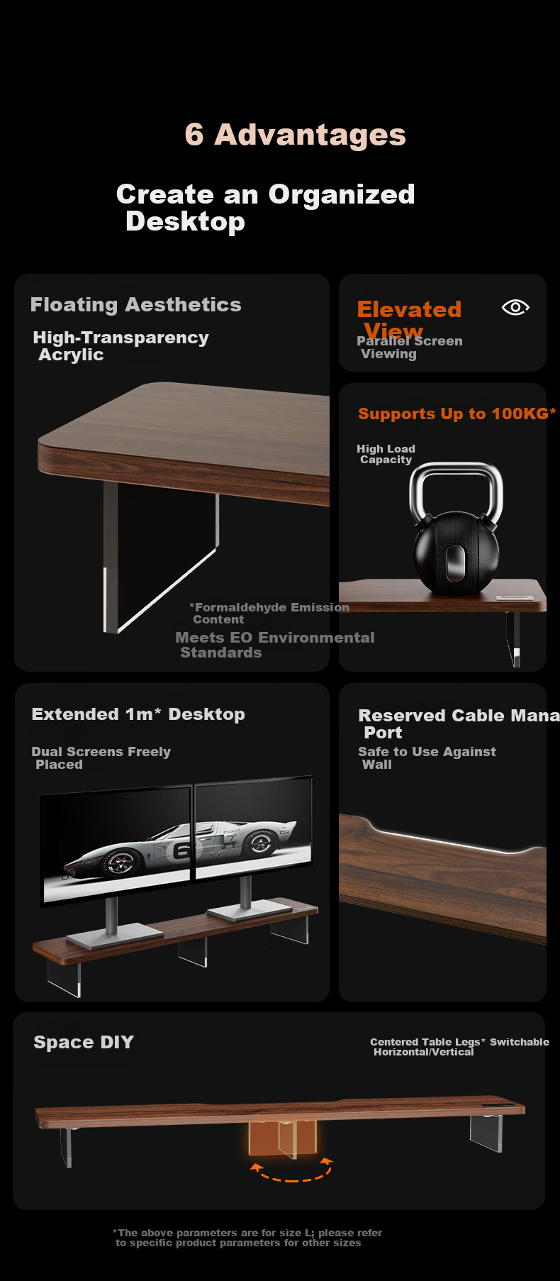Songneng Laptop Riser Stand Notebook Holder Monitor Stand Desktop Computer Desk Base Storage Rack D20 2