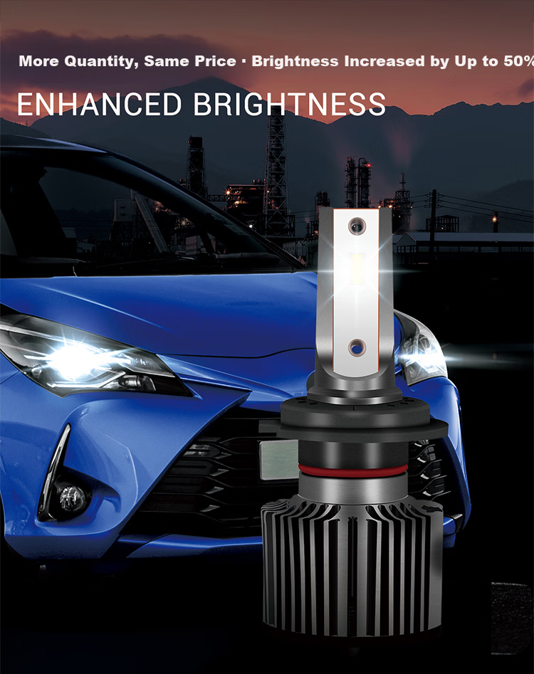 OSRAM Night Walker LED Car Headlights High And Low Beam H8/H9/H11/H16 Pair [6000K] 12V/50W 3