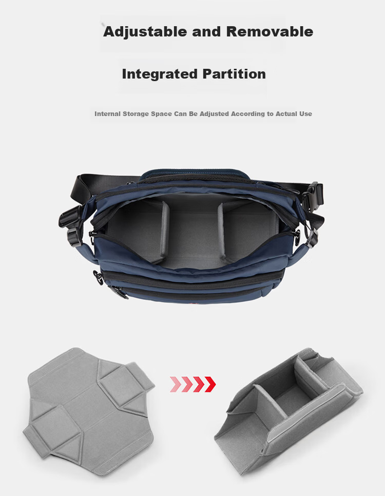 CROSSGEAR Cross Medal Single Shoulder Sling Bag One Camera Two Lenses Mirrorless DSLR Camera Photography Bag Drone Phone Storage Chest Bag 7
