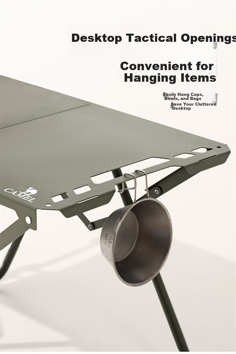 CAMEL Outdoor Folding Table Portable Lightweight Tactical Camping Picnic Multi-Functional Folding Table 5