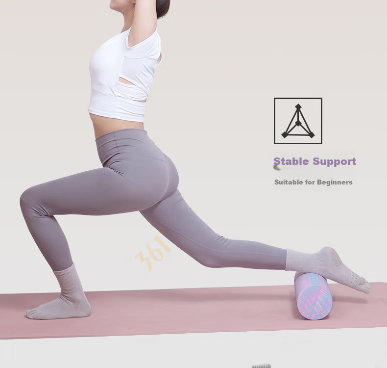 361° Solid Wolf Tooth Foam Roller Floating Point Muscle Relaxation Professional Roller Leg Massage Yoga Fitness 6