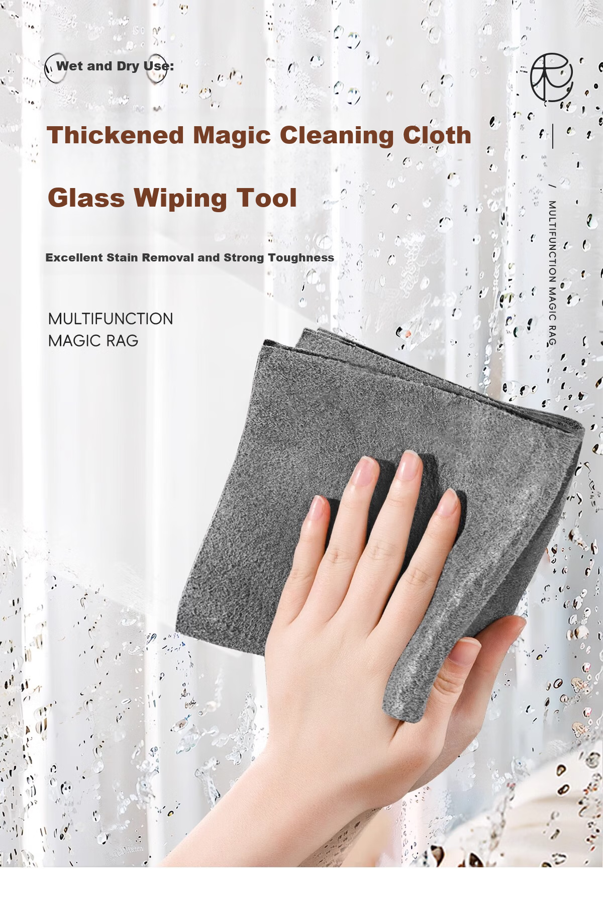 Guangduola Magic Cleaning Cloth Glass Wiper Streak-Free Thickened Car Wash Absorbent Magic Towel 1