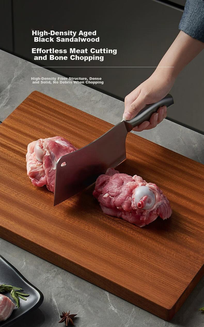 ZhaiQingSong Stainless Steel + Plastic Double-Sided Antibacterial Multifunctional Cutting Board 41x27.2x1.3cm 11