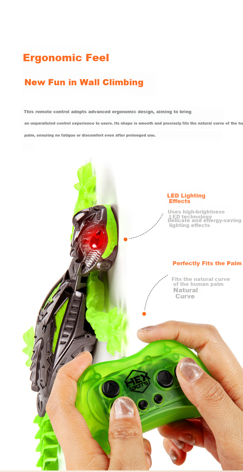 Alien Toy Wall Climbing Gecko Stunt Car Mechanical Bionic Popular Kids Gift Children's Day Present 3